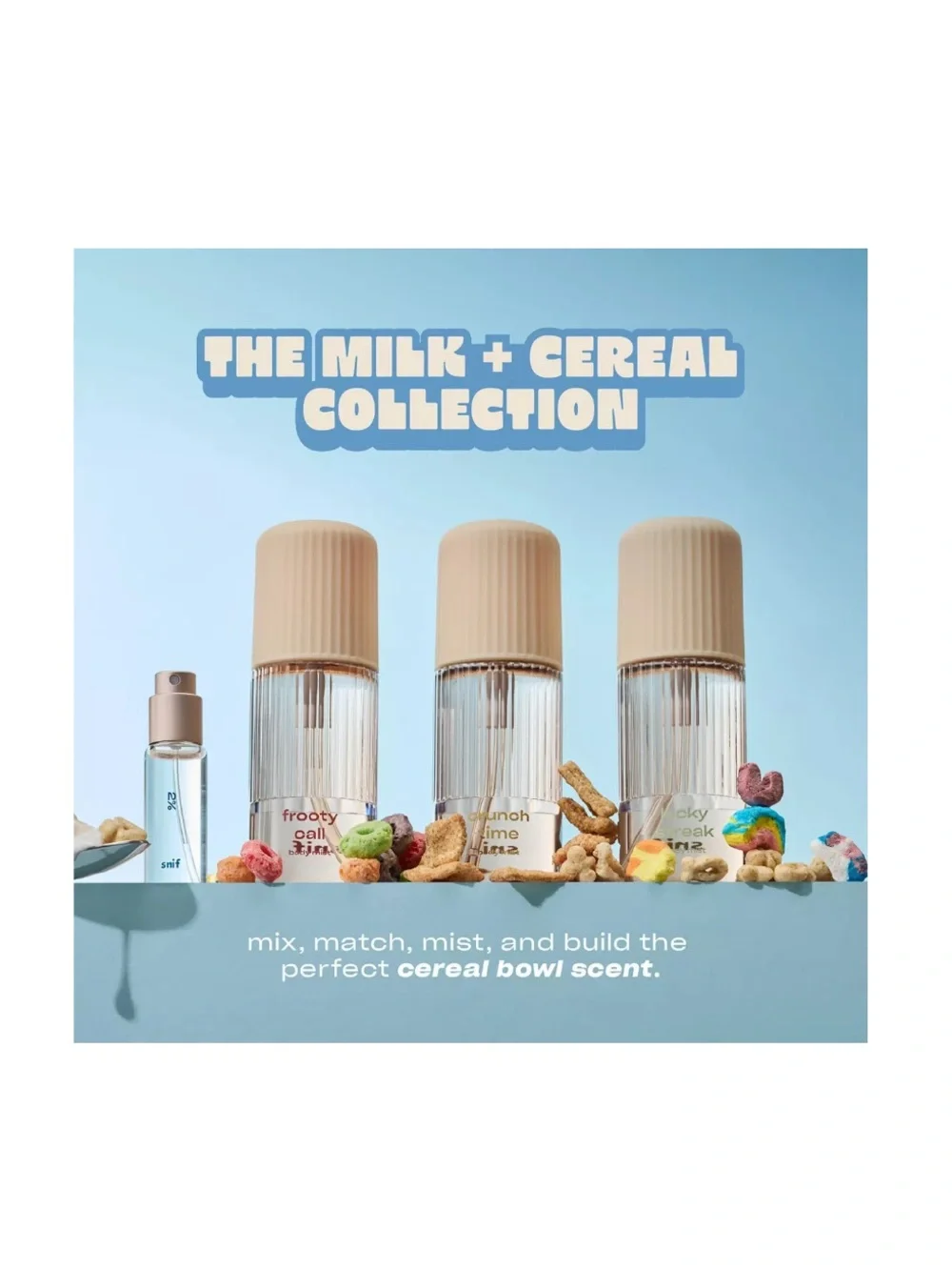 NIB Snif Milk + Cereal Layering Bundle!
